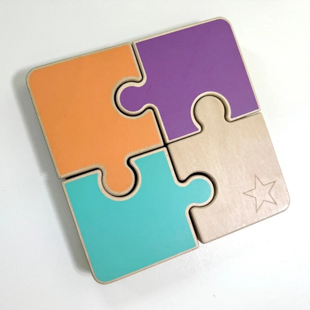 Lovevery Chunky Wooden Jigsaw Puzzle from 
